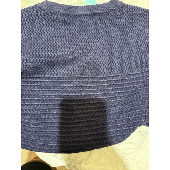 Women's Daniel Rainn Navy Maxy Short Sleeve Sweater M - Picture 4 of 8